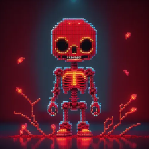 Abstract Skeleton Collection  #277