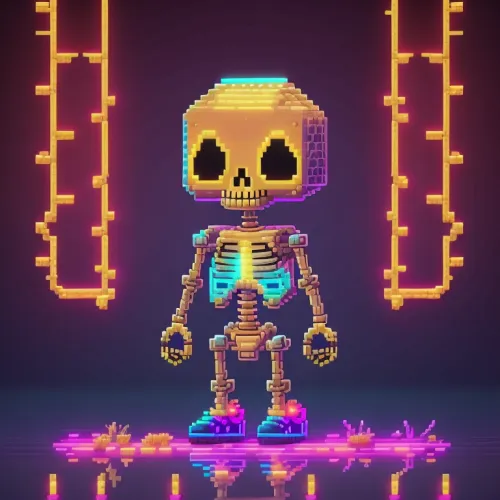 Abstract Skeleton Collection  #491