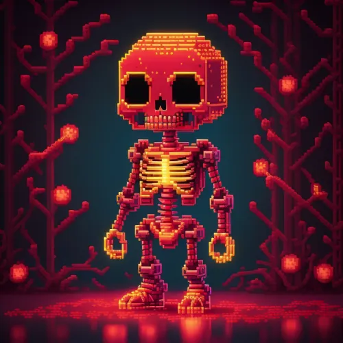 Abstract Skeleton Collection  #119