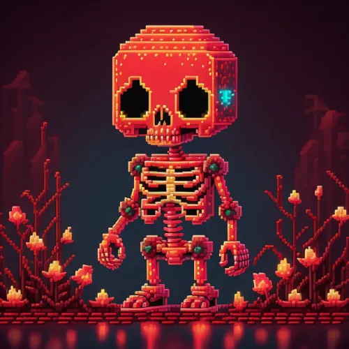 Abstract Skeleton Collection  #793