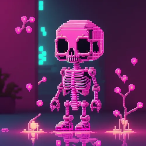 Abstract Skeleton Collection  #523