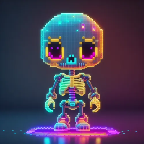 Abstract Skeleton Collection  #217