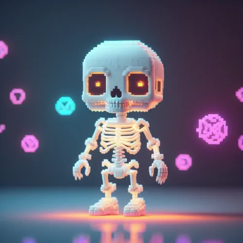 Abstract Skeleton Collection  #252