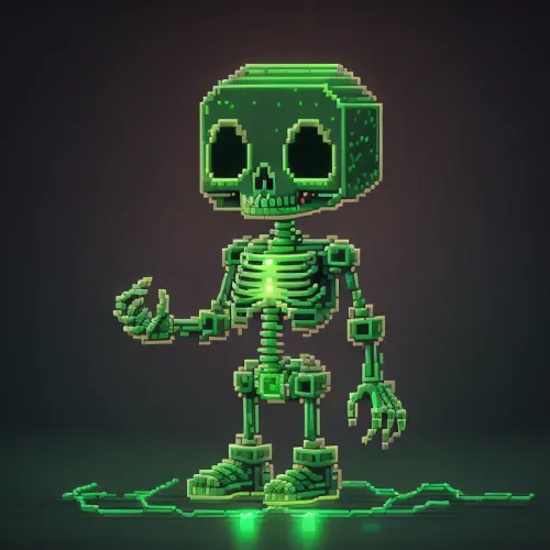 Abstract Skeleton Collection  #755