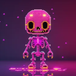 Abstract Skeleton Collection  #476