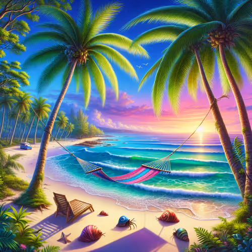 tropical beach paradise