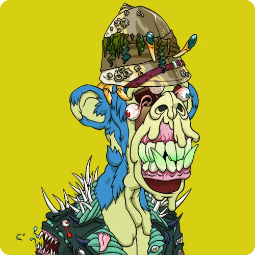 Abstract Mutant Apes #487