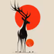 Stag of the Rising Sun
