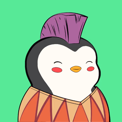 Abstract Pudgy Penguins #8140