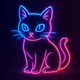 neon cat
