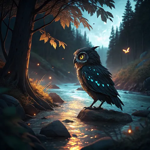 Mysterious Owls #256