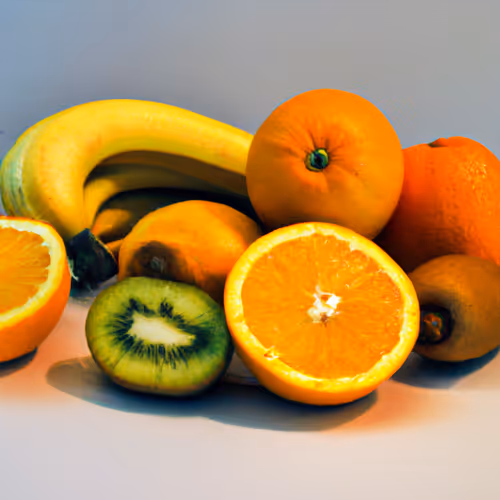 detailed still life of fruits