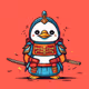 Samurai Penguin