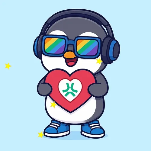 Penguin Catching Fish ABSTRACT Edition