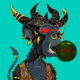 Abstract Bored Demon