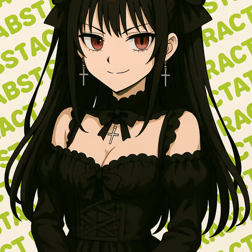 Goth Girls On Abstract