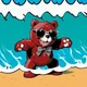Plush beras abstr