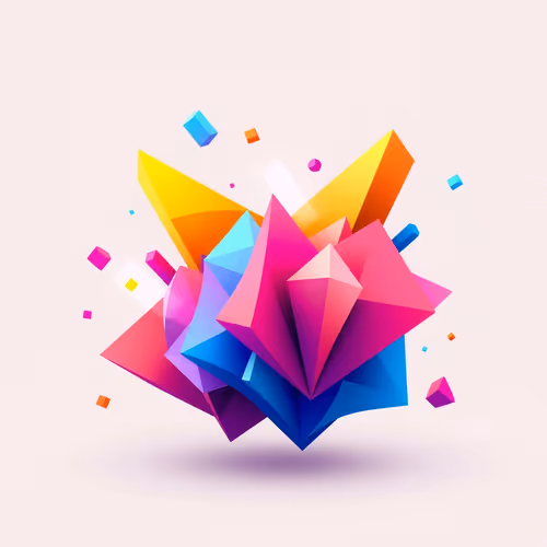 Vibrant Geometric Explosion
