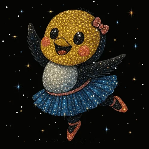 ABS The Dancing Penguin: Sparkle in every step, straight to your heart