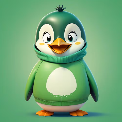 Cute penguin