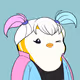 Abstract Penguins Girls