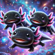 Axolotl Abstract Swim