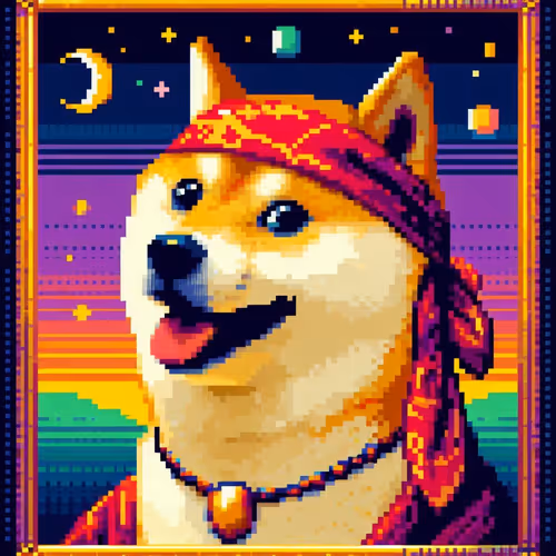 Doge Pixel Mystical