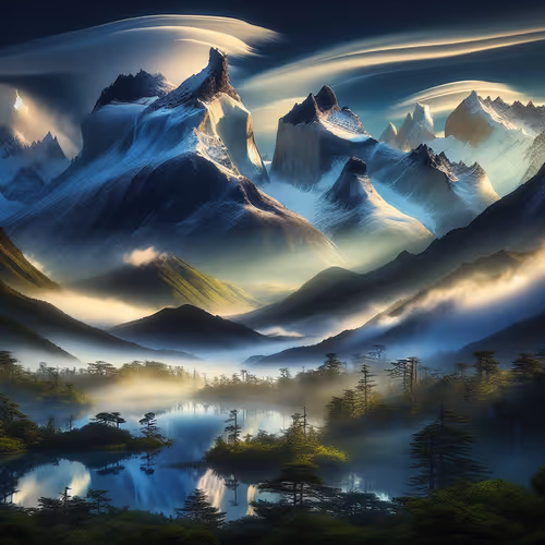 mystical mountain range