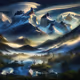 mystical mountain range