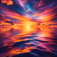 colorful sunset over the ocean