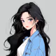 girl in blue