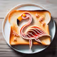 Flamingo toast