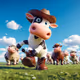 dancing cow