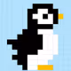 Pixel Art Penguin