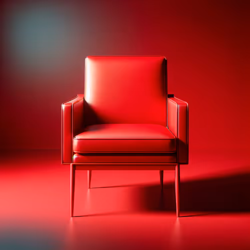 One Red Chair