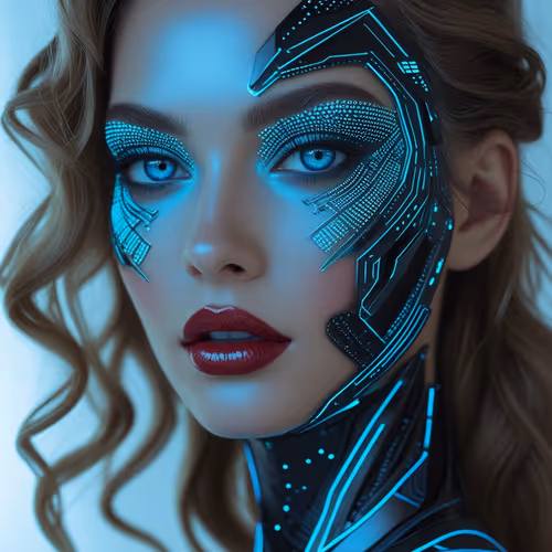 AI Abstract Art-gerl