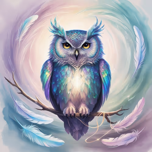 Abstract owl