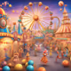 The amusement parks