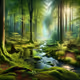 serene forest landscape