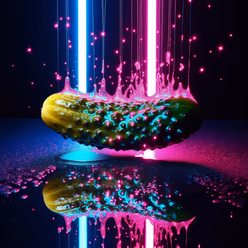 Neon pickle