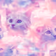 Abstract cats