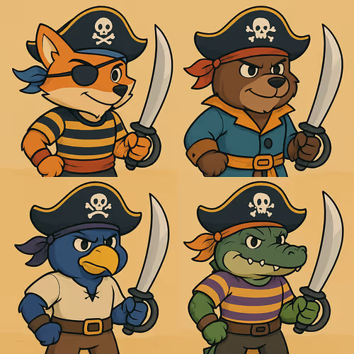 Pirate Amimals