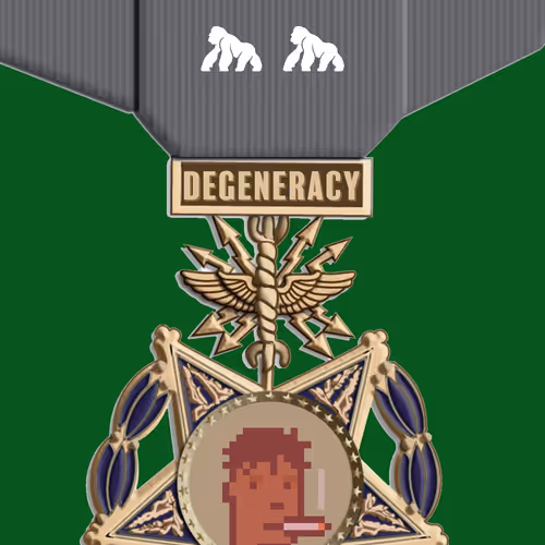 Medal of Degeneracy - Level 2
