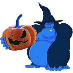 Halloween Gorilla #1074