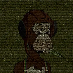 BORED APE ASCII CLUB #1102