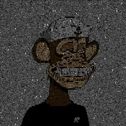 BORED APE ASCII CLUB #1381