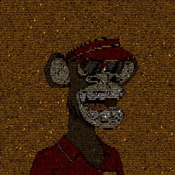 BORED APE ASCII CLUB #1132