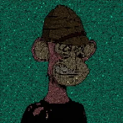 BORED APE ASCII CLUB #1165