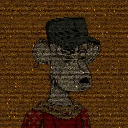 BORED APE ASCII CLUB #1243
