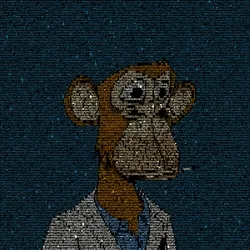 BORED APE ASCII CLUB #1123
